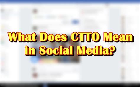 ccto meaning on facebook|Learn PH .